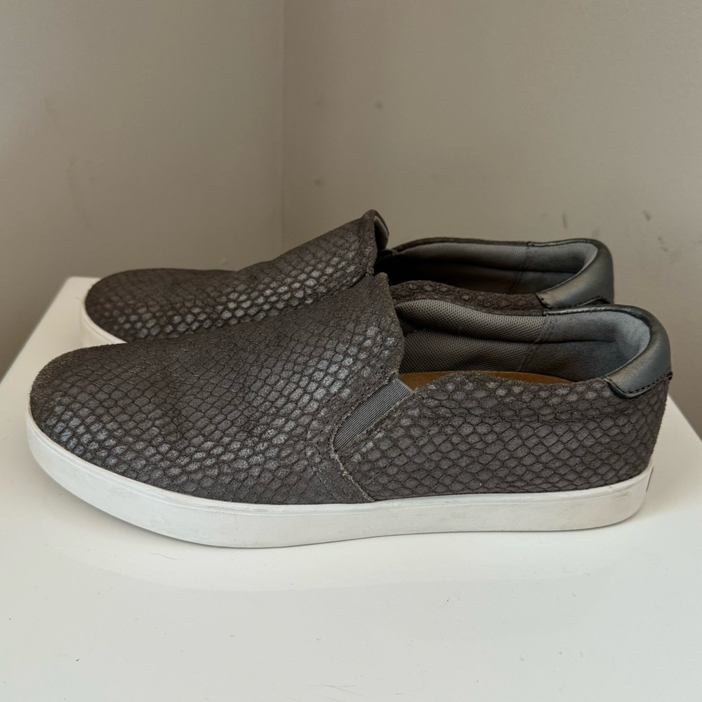 Dr. Scholl's Madison Slip-On Sneaker Gray Snakeskin 7.5